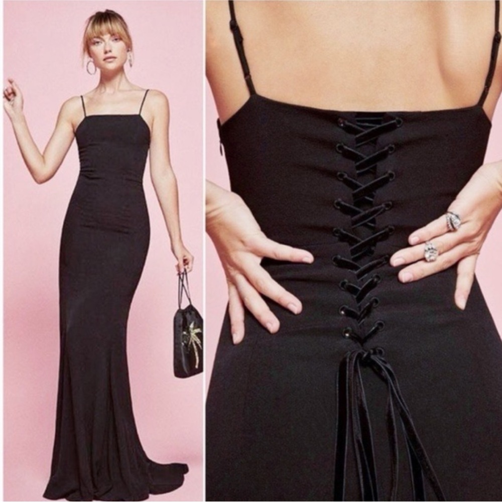 Reformation Dahlia Corset Back Dress 6
